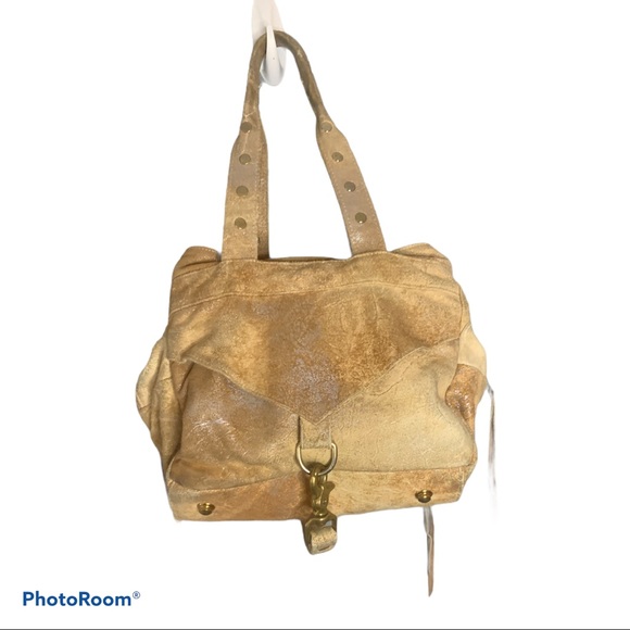 Botkier distressed leather tan trigger bag. - Picture 2 of 6